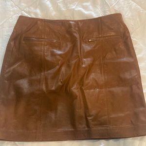 Ann Taylor leather skirt, size 10